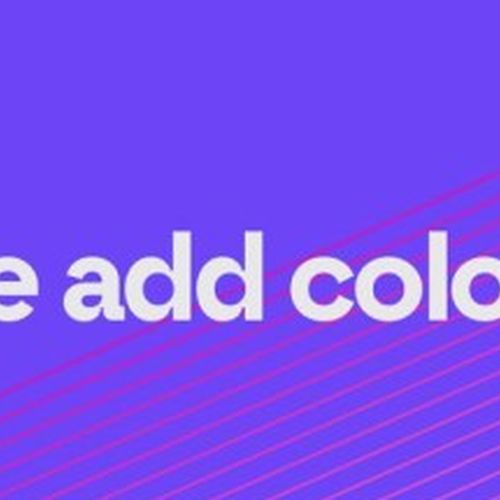 We Add Colour
