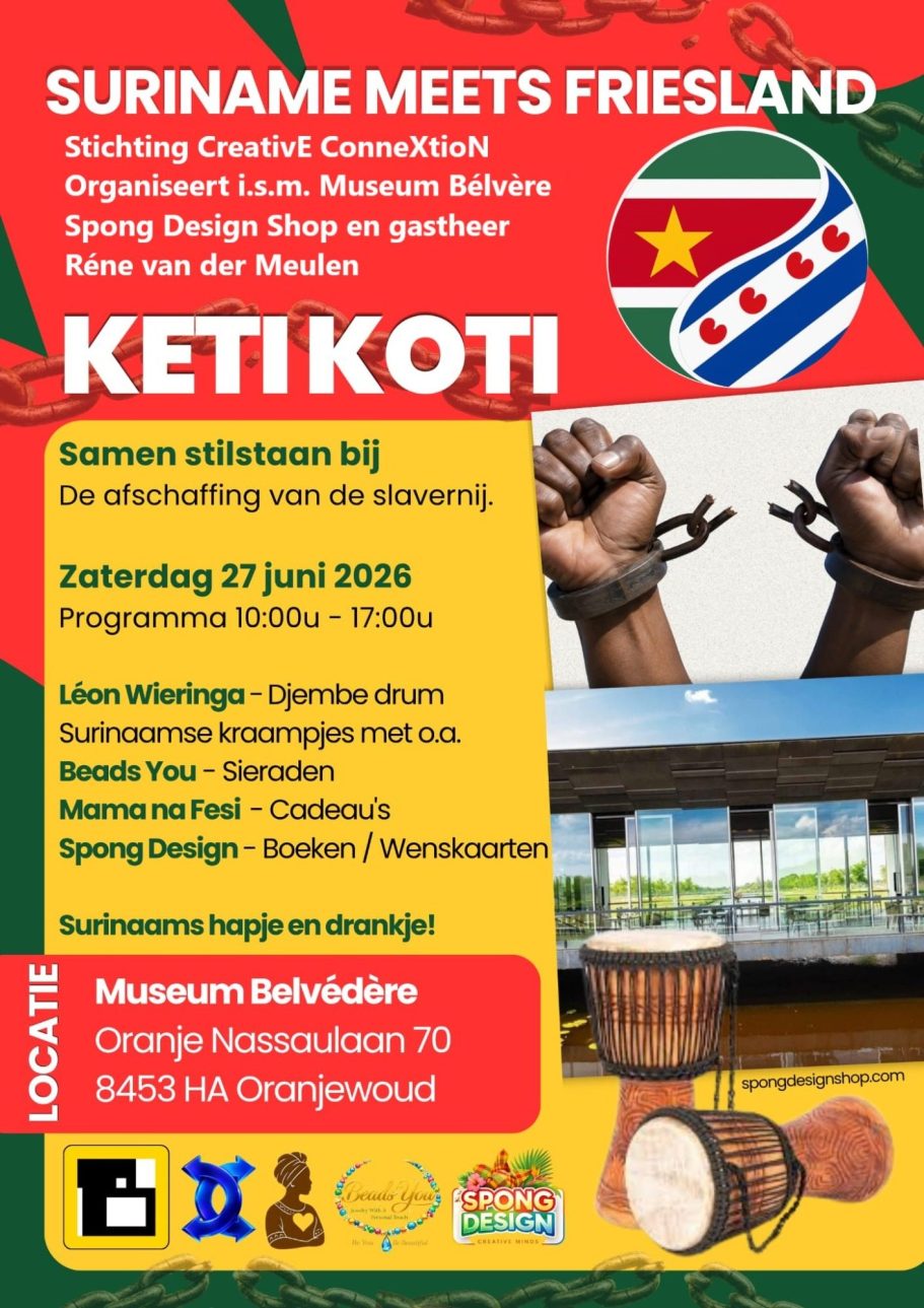 Flyer Suriname ontmoet Friesland